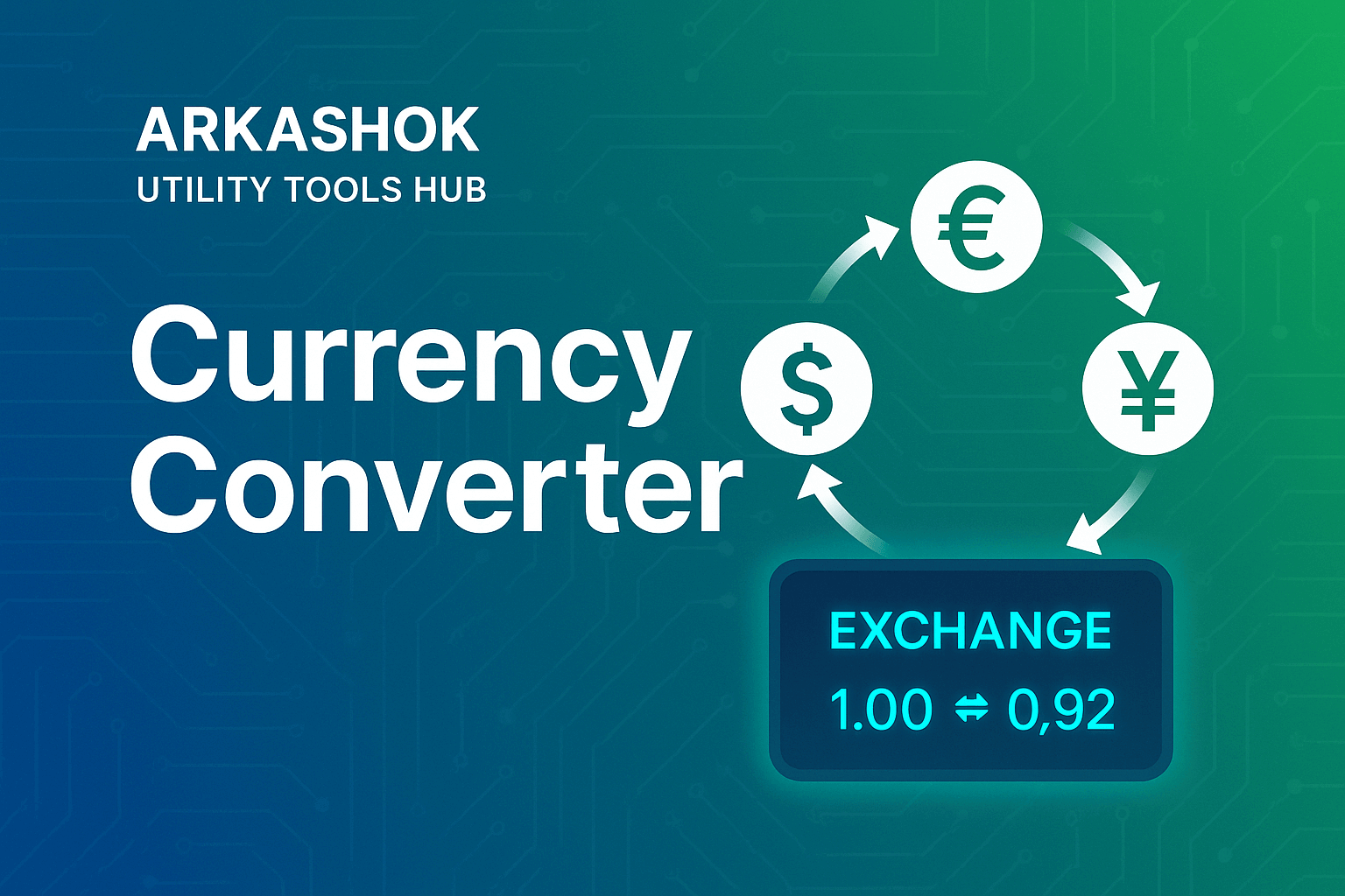 Currency converter live exchange rates tools arkashok